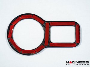 Maserati Ghibli Interior Trim - Carbon Fiber - Headlight Switch Trim Cover - Feroce Carbon Maserati Ghibli Interior Trim - Carbon Fiber - Headlight Switch Trim Cover - Feroce Carbon